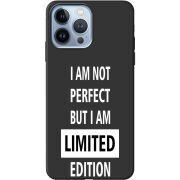 Черный чехол BoxFace Apple iPhone 13 Pro Limited Edition
