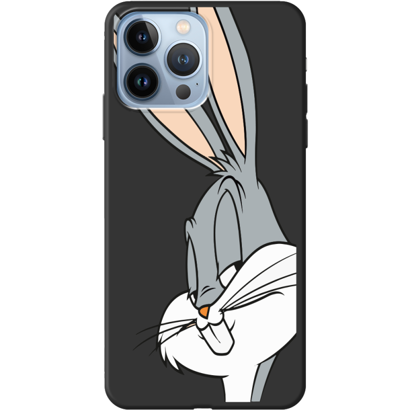 Черный чехол BoxFace Apple iPhone 13 Pro Lucky Rabbit