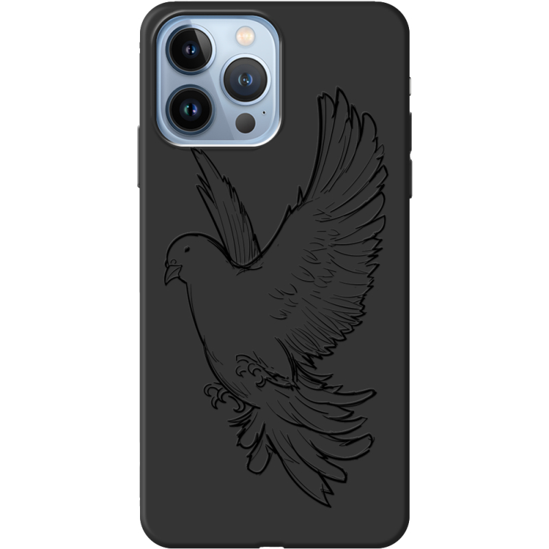 Черный чехол BoxFace Apple iPhone 13 Pro Dove