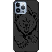 Черный чехол BoxFace Apple iPhone 13 Pro Grizzly Bear
