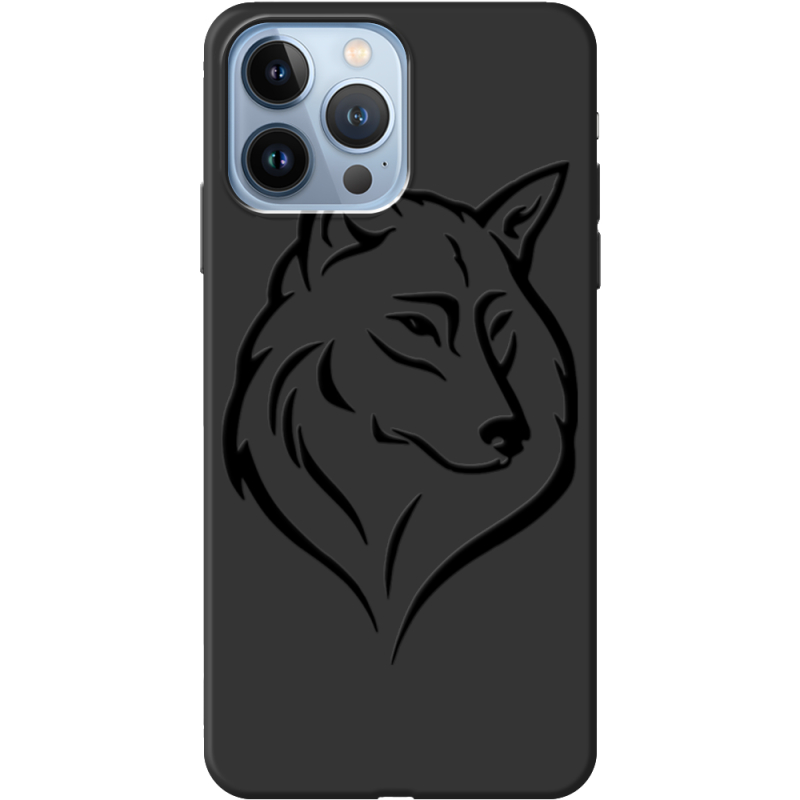 Черный чехол BoxFace Apple iPhone 13 Pro Wolf