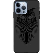 Черный чехол BoxFace Apple iPhone 13 Pro Owl