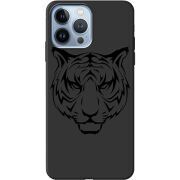 Черный чехол BoxFace Apple iPhone 13 Pro Tiger