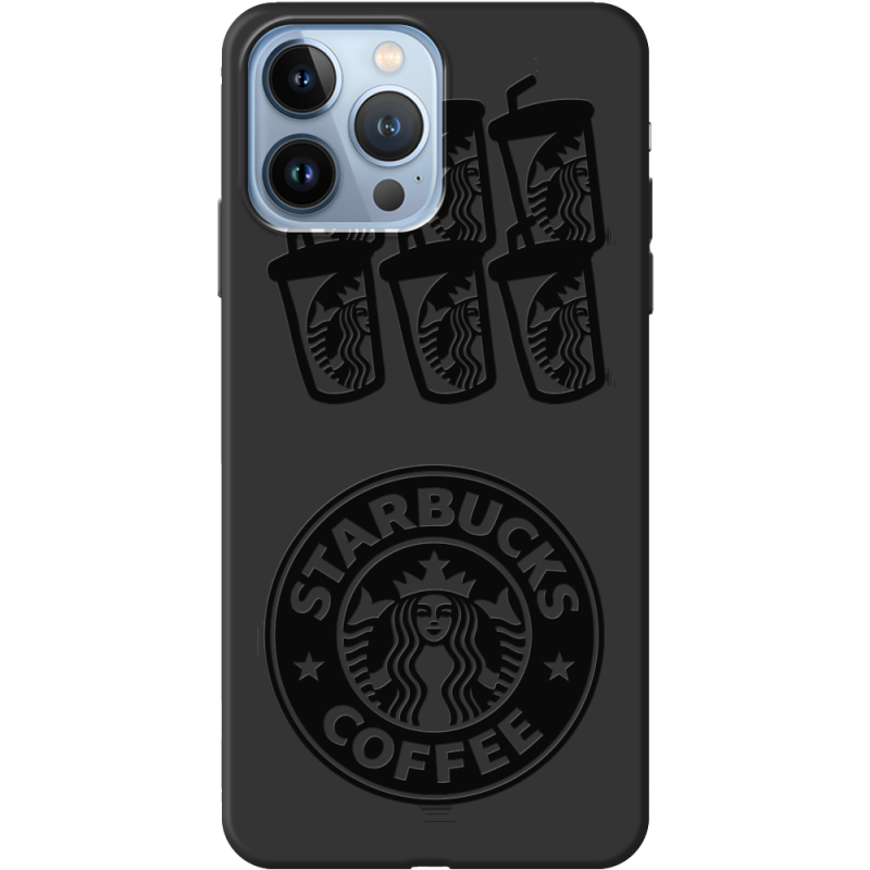 Черный чехол BoxFace Apple iPhone 13 Pro Max Black Coffee