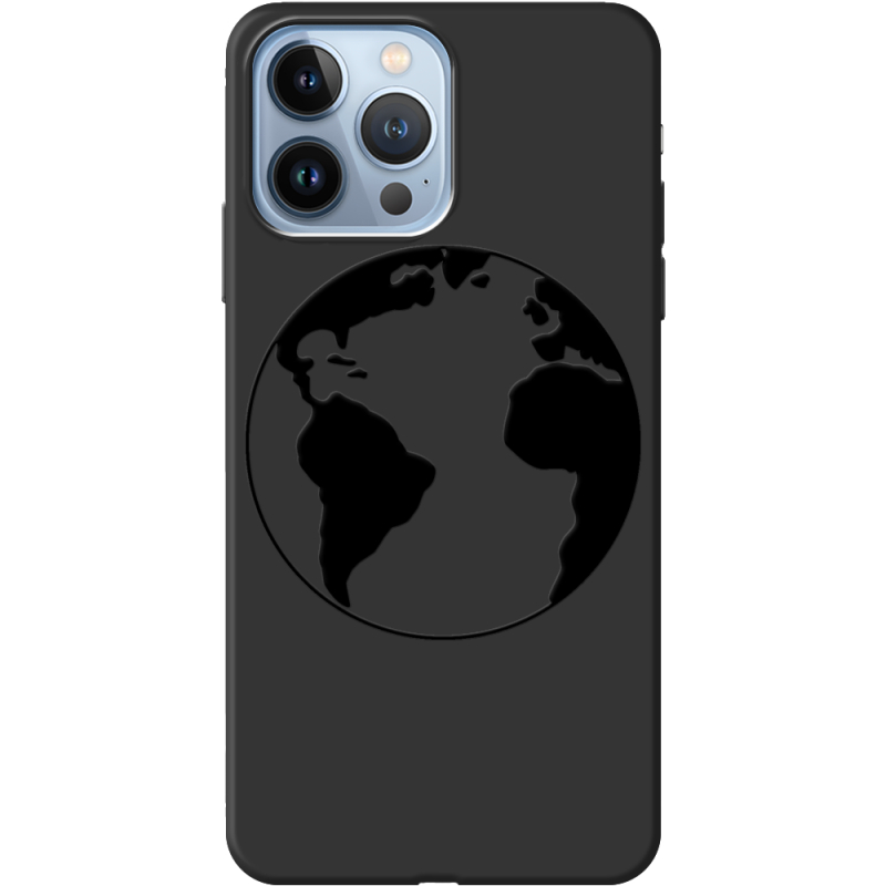 Черный чехол BoxFace Apple iPhone 13 Pro Max Earth