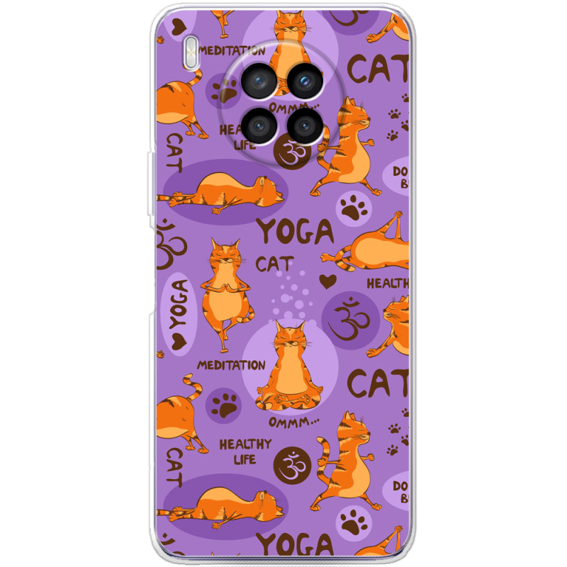 Чехол BoxFace Huawei Nova 8i Yoga Cat