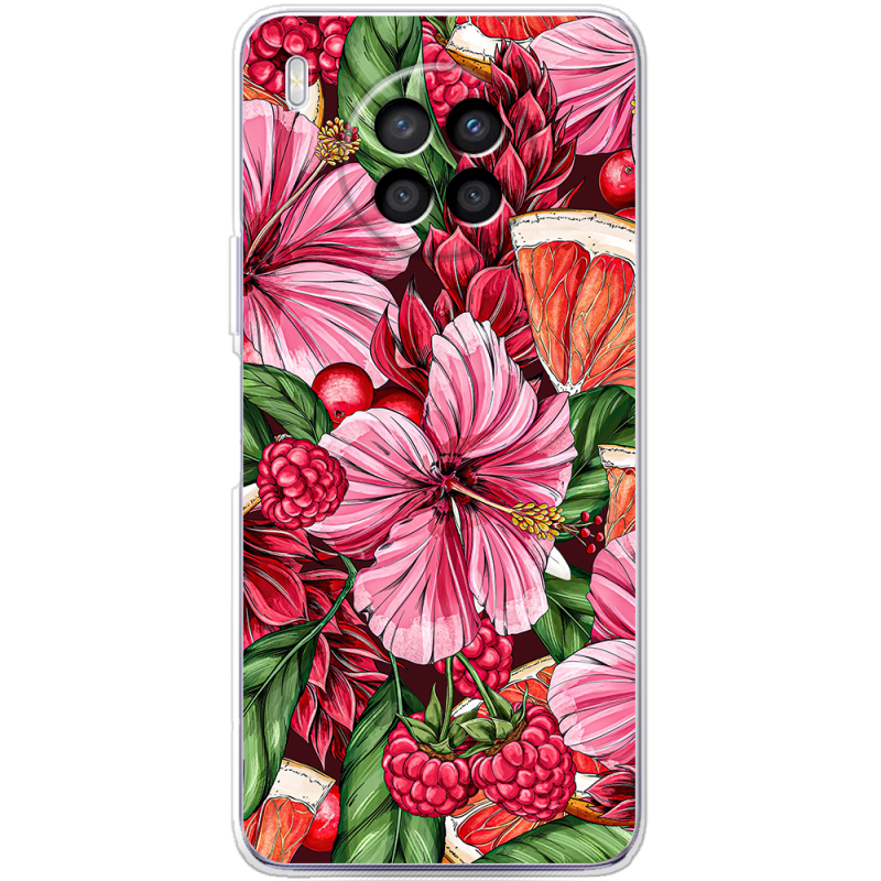 Чехол BoxFace Huawei Nova 8i Tropical Flowers