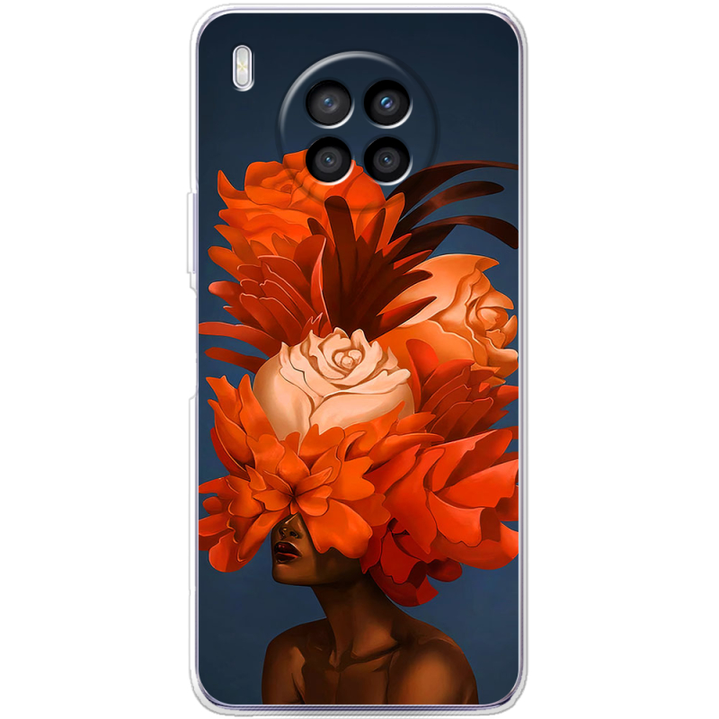 Чехол BoxFace Huawei Nova 8i Exquisite Orange Flowers