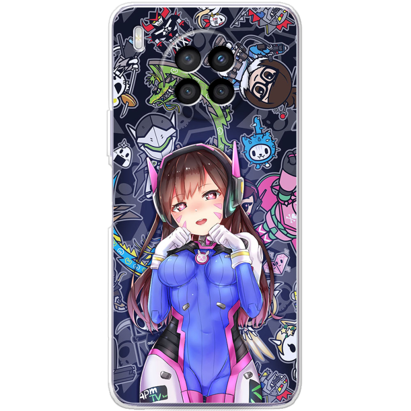 Чехол BoxFace Huawei Nova 8i Overwatch D.VA