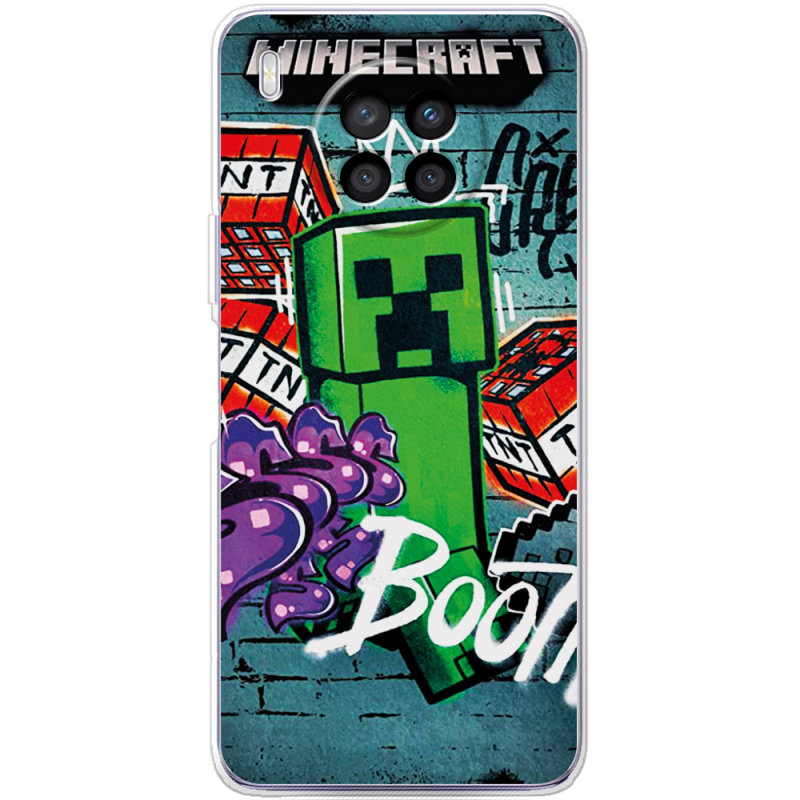 Чехол BoxFace Huawei Nova 8i Minecraft Graffiti