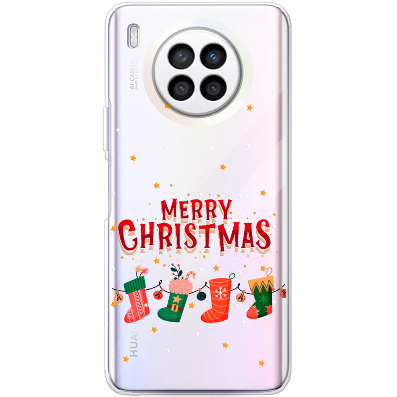 Прозрачный чехол BoxFace Huawei Nova 8i Merry Christmas