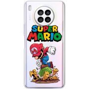 Прозрачный чехол BoxFace Huawei Nova 8i Super Mario
