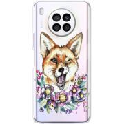 Прозрачный чехол BoxFace Huawei Nova 8i Winking Fox