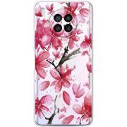 Прозрачный чехол BoxFace Huawei Nova 8i Pink Magnolia