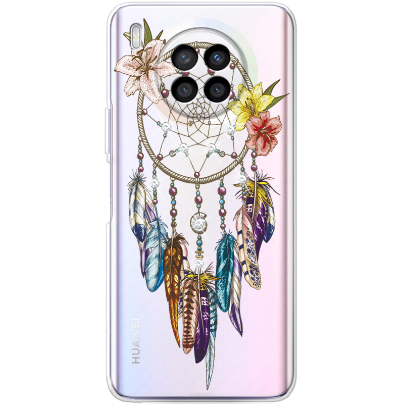 Чехол со стразами Huawei Nova 8i Dreamcatcher