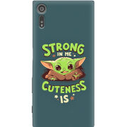 Чехол Uprint Sony Xperia XZ F8332 Strong in me Cuteness is