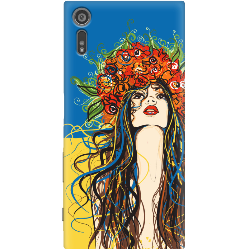 Чехол Uprint Sony Xperia XZ F8332 Ukraine Girl