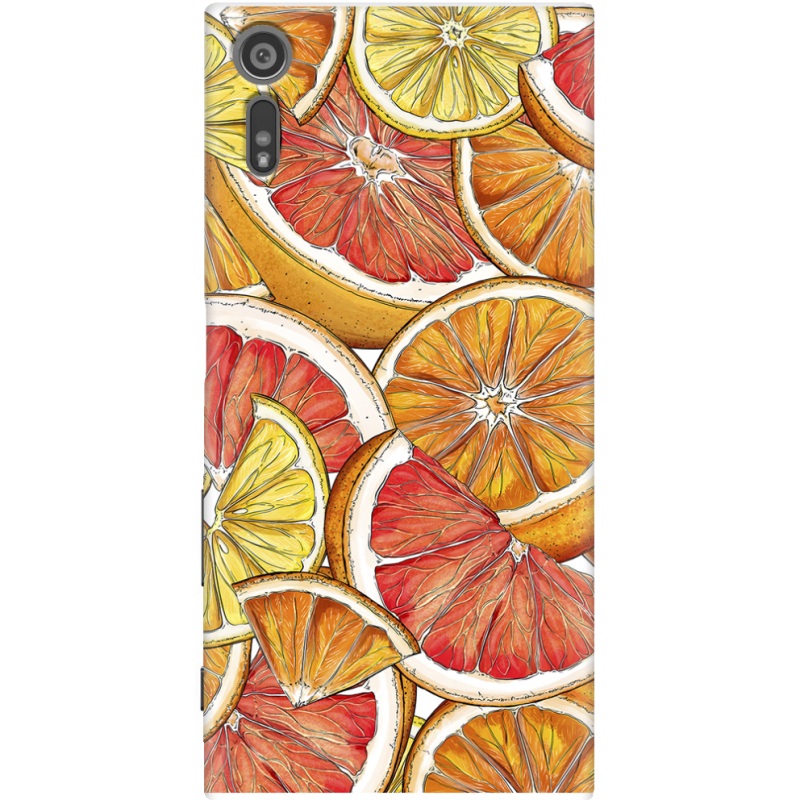 Чехол Uprint Sony Xperia XZ F8332 Citrus Pattern