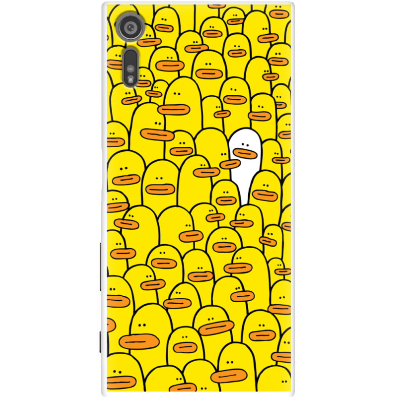 Чехол Uprint Sony Xperia XZ F8332 Yellow Ducklings