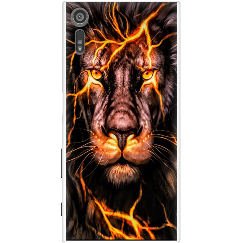 Чехол Uprint Sony Xperia XZ F8332 Fire Lion