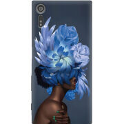 Чехол Uprint Sony Xperia XZ F8332 Exquisite Blue Flowers