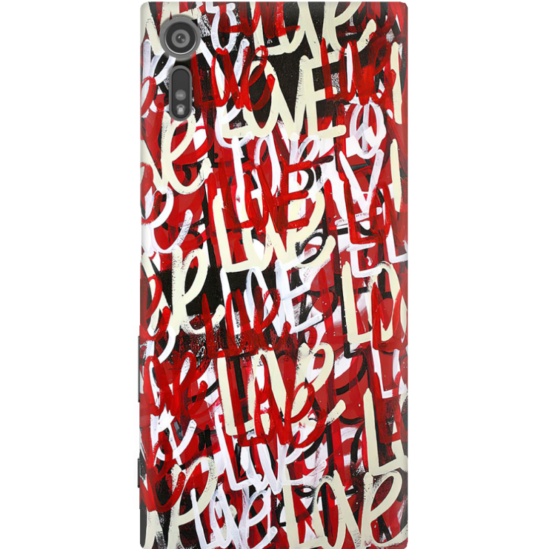 Чехол Uprint Sony Xperia XZ F8332 Love Graffiti