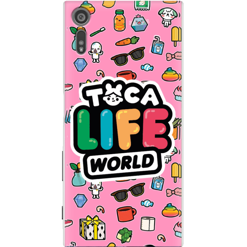 Чехол Uprint Sony Xperia XZ F8332 Toca Boca Life World