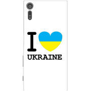 Чехол Uprint Sony Xperia XZ F8332 I love Ukraine