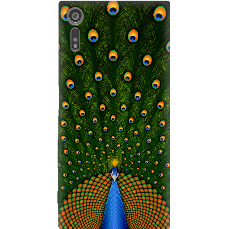 Чехол Uprint Sony Xperia XZ F8332 Peacocks Tail