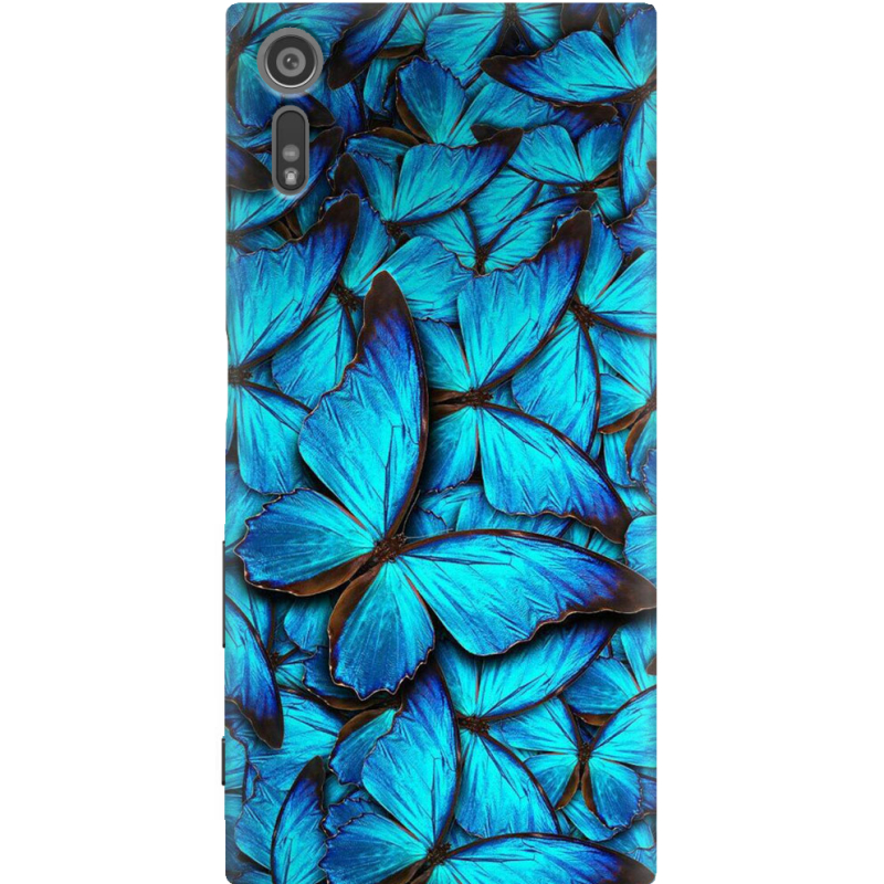 Чехол Uprint Sony Xperia XZ F8332 лазурные бабочки
