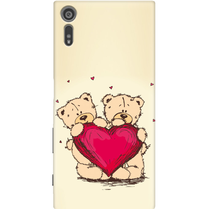 Чехол Uprint Sony Xperia XZ F8332 Teddy Bear Love