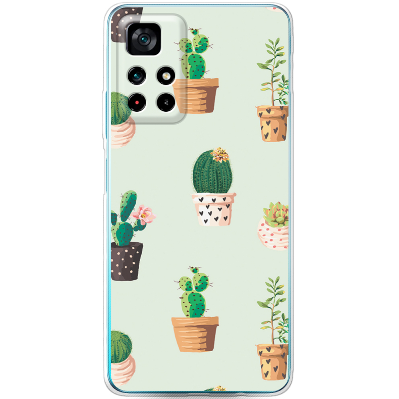 Чехол BoxFace Xiaomi Poco M4 Pro 5G L-green Cacti