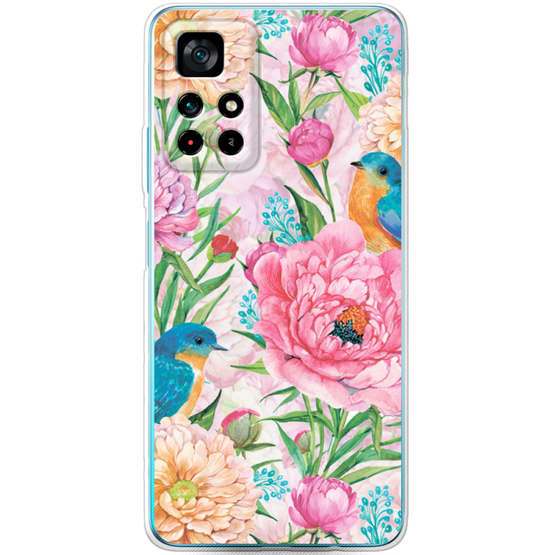 Чехол BoxFace Xiaomi Poco M4 Pro 5G Birds in Flowers
