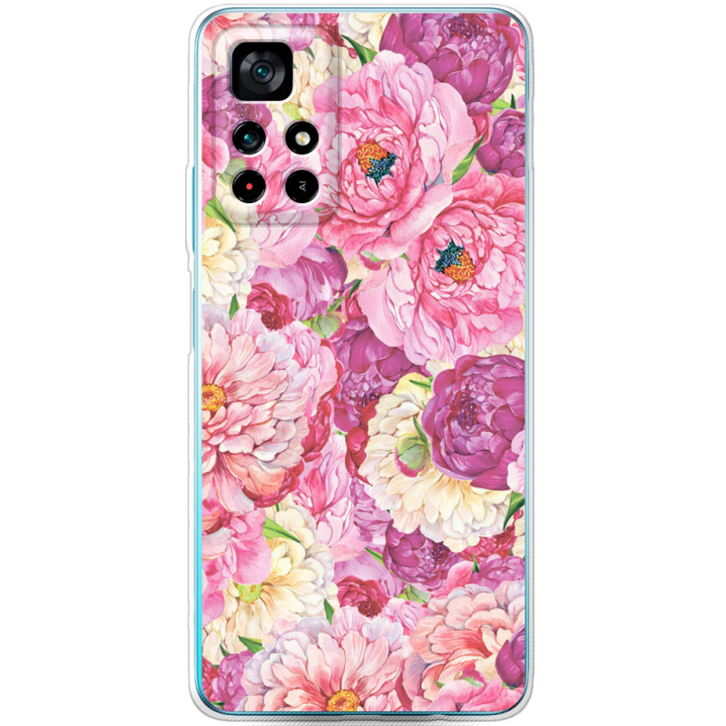 Чехол BoxFace Xiaomi Poco M4 Pro 5G Pink Peonies