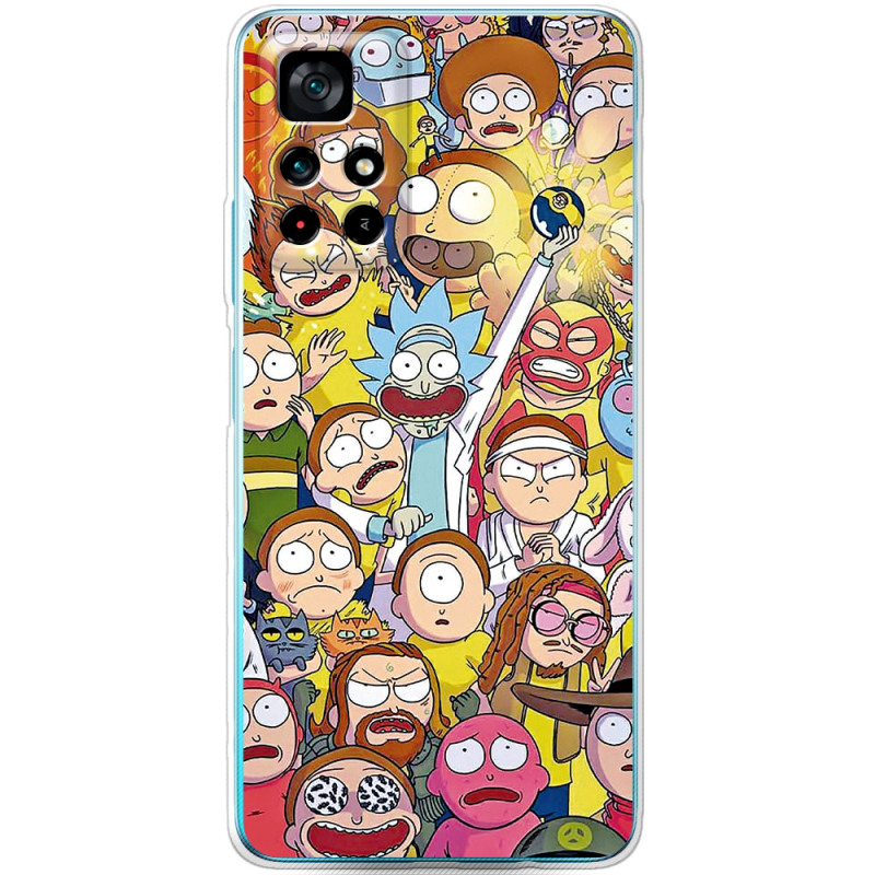 Чехол BoxFace Xiaomi Poco M4 Pro 5G Rick and Morty