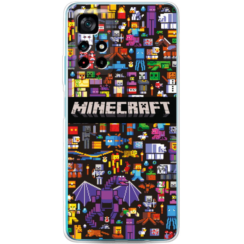 Чехол BoxFace Xiaomi Poco M4 Pro 5G Minecraft Mobbery