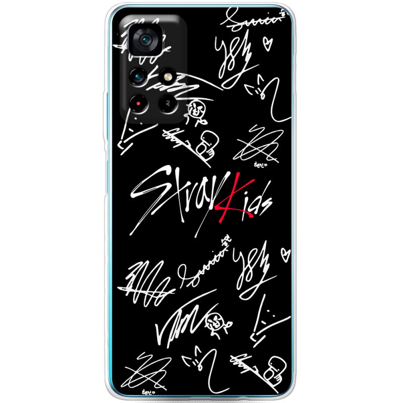 Чехол BoxFace Xiaomi Poco M4 Pro 5G Stray Kids автограф