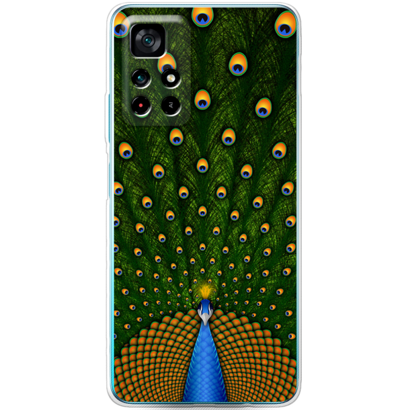 Чехол BoxFace Xiaomi Poco M4 Pro 5G Peacocks Tail