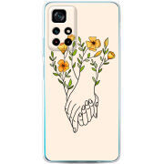 Чехол BoxFace Xiaomi Poco M4 Pro 5G Flower Hands