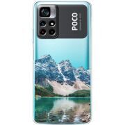 Прозрачный чехол BoxFace Xiaomi Poco M4 Pro 5G Blue Mountain