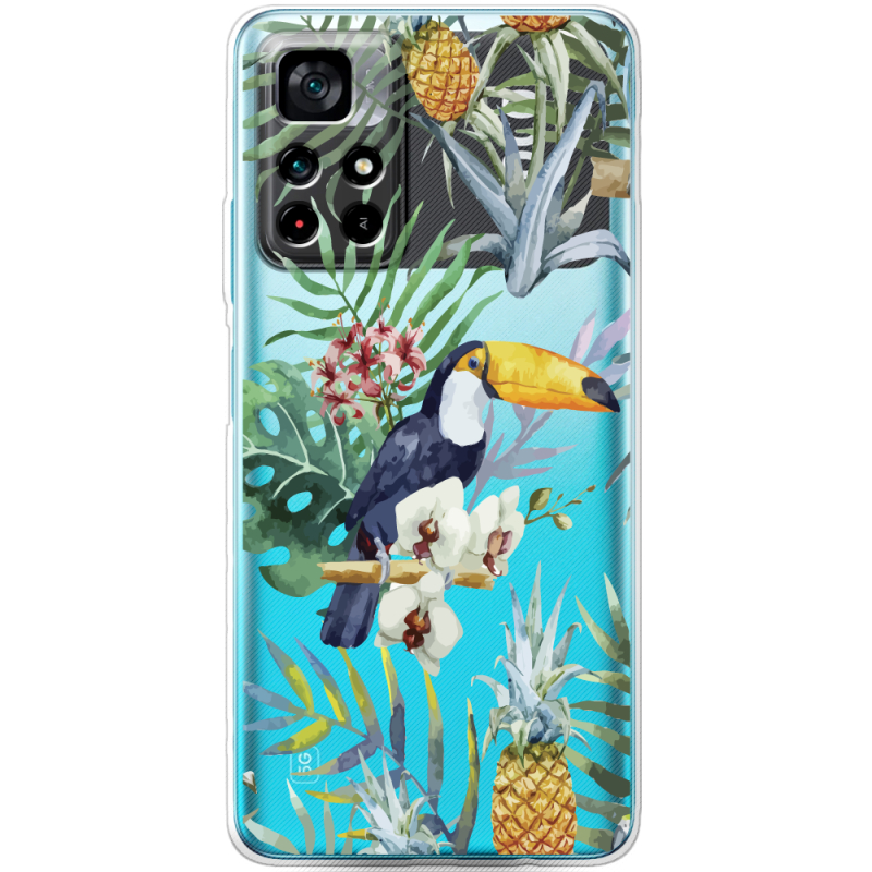 Прозрачный чехол BoxFace Xiaomi Poco M4 Pro 5G Tucan