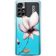 Прозрачный чехол BoxFace Xiaomi Poco M4 Pro 5G Magnolia