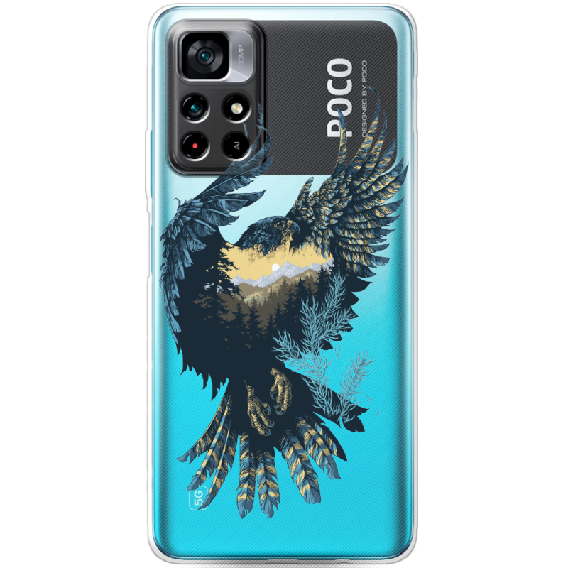 Прозрачный чехол BoxFace Xiaomi Poco M4 Pro 5G Eagle