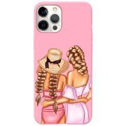 Розовый чехол BoxFace Apple iPhone 12 Pro Girlfriends