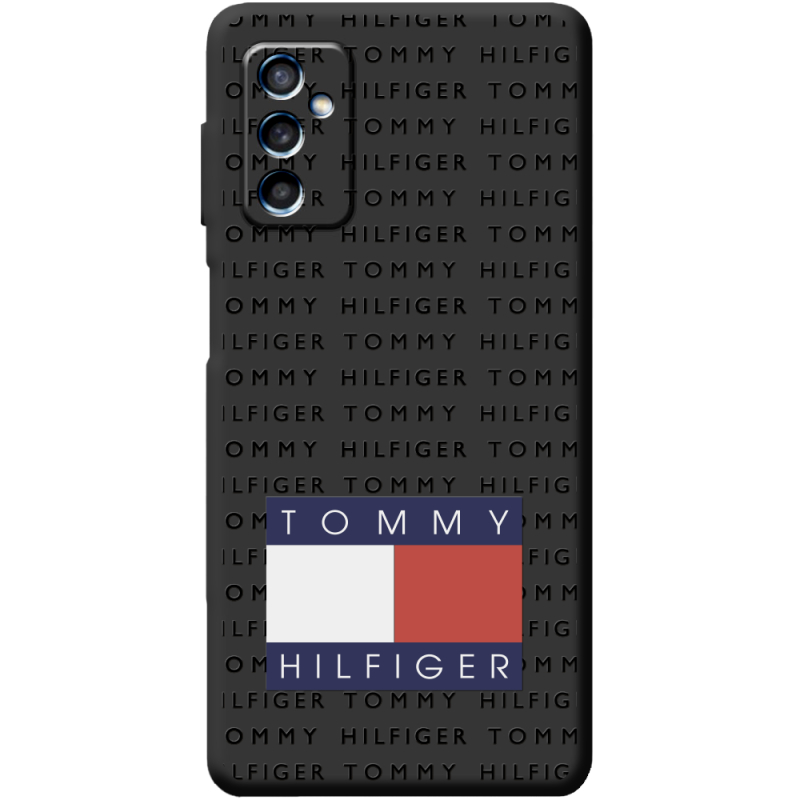 Черный чехол BoxFace Samsung Galaxy M52 (M526)  Tommy Print