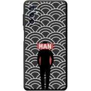 Черный чехол BoxFace Samsung Galaxy M52 (M526)  Man Pattern