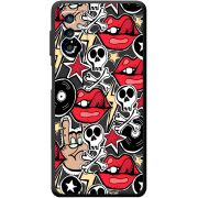 Черный чехол BoxFace Samsung Galaxy M52 (M526)  Rock Graffiti