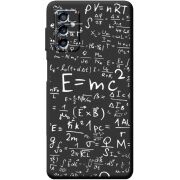 Черный чехол BoxFace Samsung Galaxy M52 (M526)  E=mc2