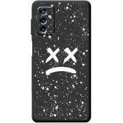 Черный чехол BoxFace Samsung Galaxy M52 (M526)  Sad Way