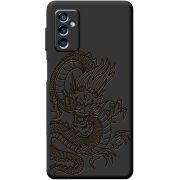 Черный чехол BoxFace Samsung Galaxy M52 (M526)  Chinese Dragon